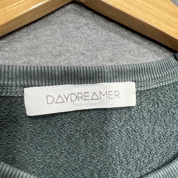 DAYDREAMER Grateful Dead Firebird Varsity Crew Sweatshirt Gray Womens Size S - Picture 8 of 12